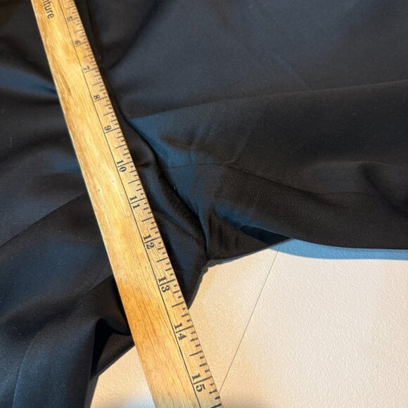 St John Women 8 Dress Pant Straight Leg Press Pleated Black Minimalist Classic - Picture 9 of 12